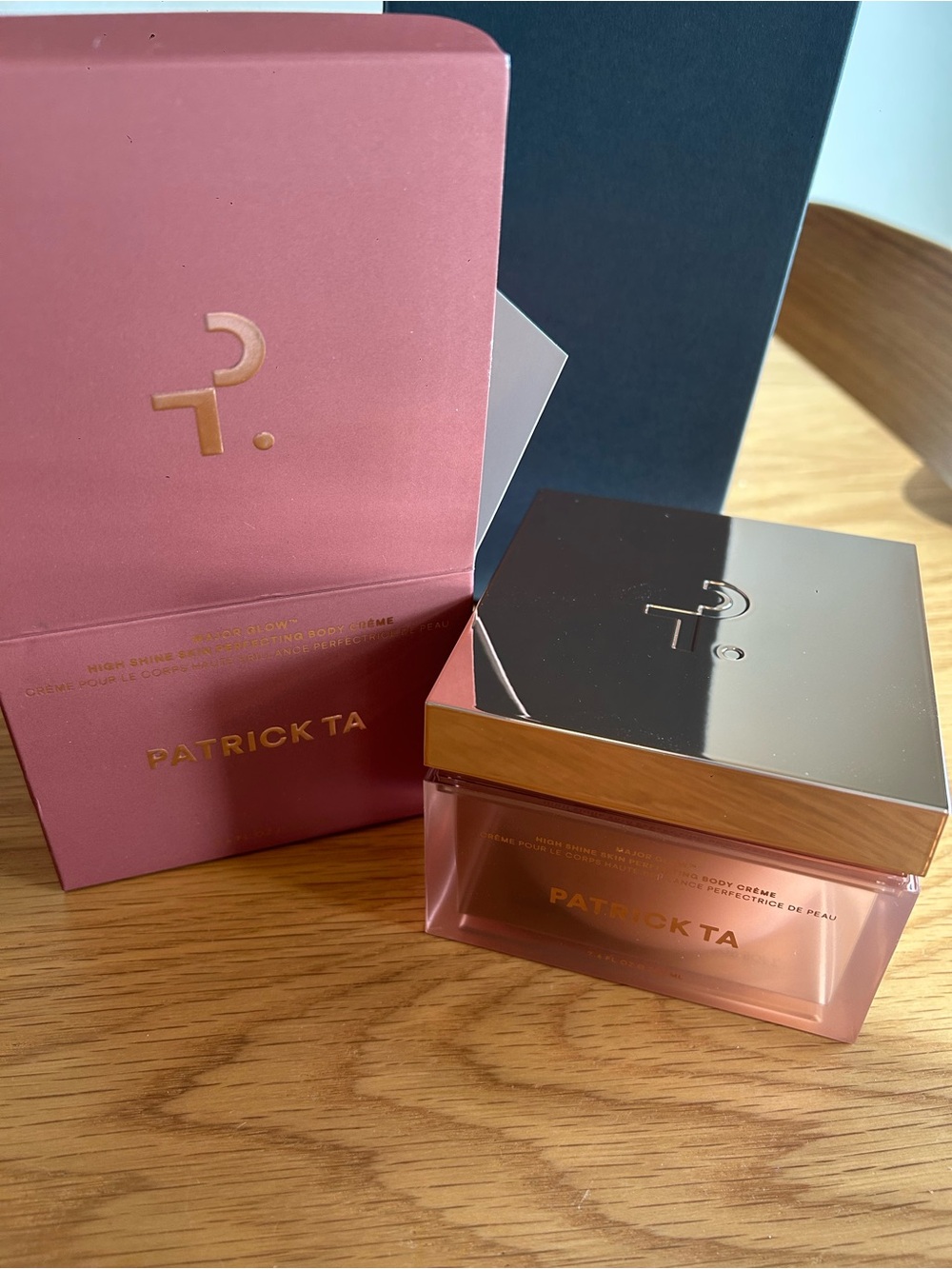 PATRICK TA Major Glow High Shine Skin Perfecting Body Crème NIB